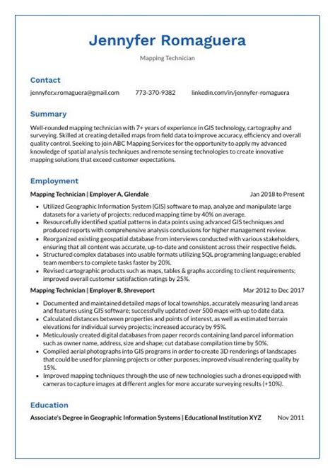 Image result for Example of a Resume Process Mapping