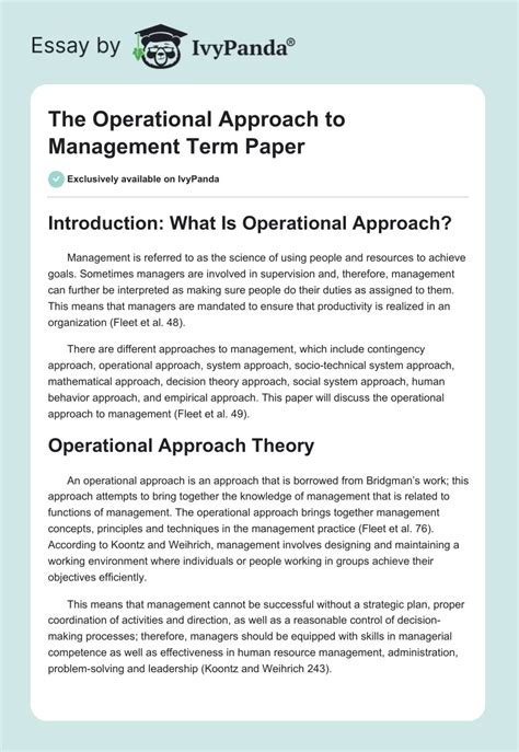 Toradh íomhá ar Operational Approach to Property Management