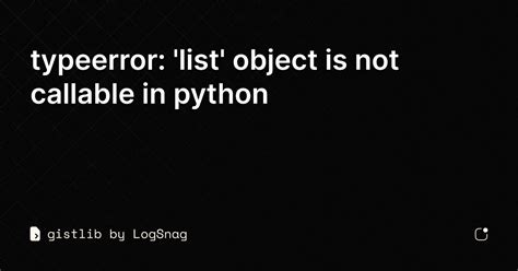 Image result for TypeError Int Object Is Not Callable