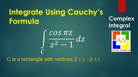 Toradh íomhá ar Cauchy's Integral Formula Examples