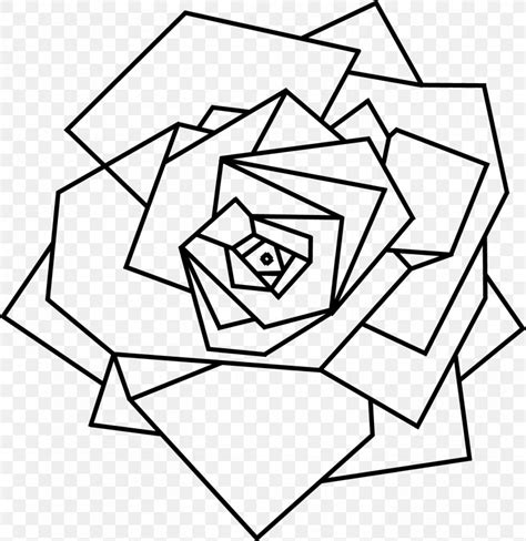 Toradh íomhá ar Simple Geometric Flower Design