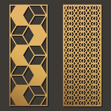 Toradh íomhá ar 4 Panel Geometric Vector