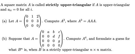 Strictly Triangular Matrix に対する画像結果