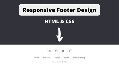 Bildergebnis für Footer Design HTML/CSS CodePen