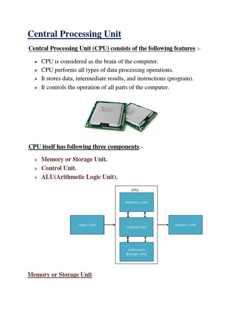 Image result for Central Processing Unit Chart
