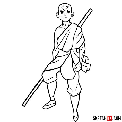 Image result for Aang Avatar Drawing