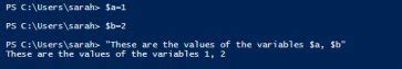 Image result for How to Do Double Variables in One PowerShell Line