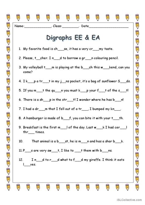 Phonics Ee EA Worksheet に対する画像結果