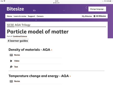 Particle Model of Matter に対する画像結果