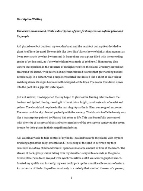 Descriptive Summary Examples に対する画像結果