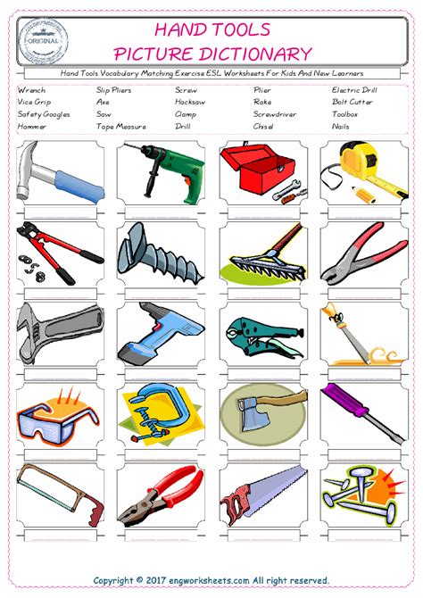 Toradh íomhá ar Worksheet On Building Tools
