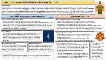 Afbeeldingsresultaten voor The Formation of NATO and Warsaw Pact