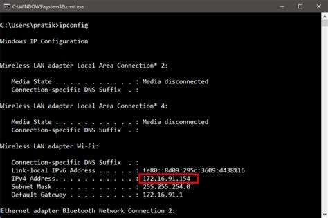 How to Find IPv4 Address に対する画像結果