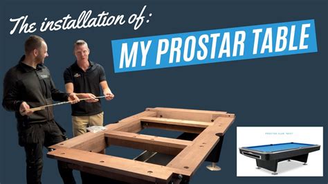 The Installation Of My New Prostar Pool Table (Step By Step Documentary ...