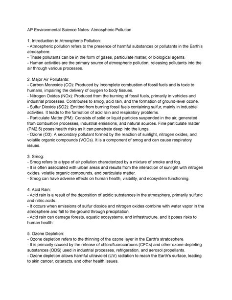 Toradh íomhá ar AP Environmental Science Notes