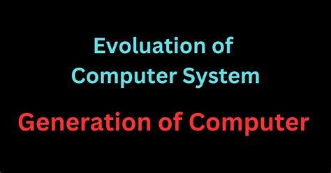 Generation of Computer System に対する画像結果