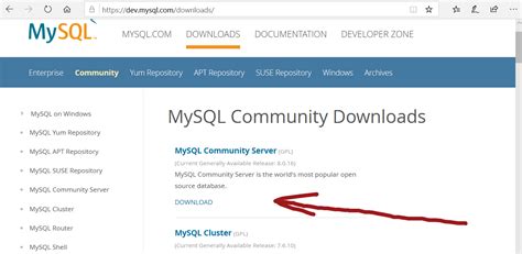 Image result for MySQL Community Edition Download