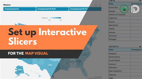 How to Set up Interactive Slicers for the Map Visual in Excel? - YouTube