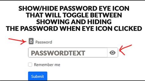 Image result for Password Show/Hide Icon