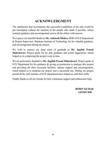 Image result for Vision Acknowledgement Sample