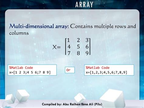 Toradh íomhá ar Soalr Array MATLAB Image