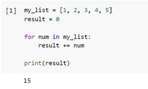 Image result for Python Sum List