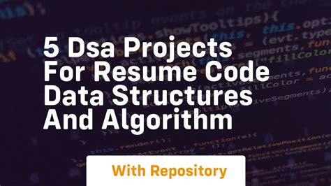Image result for Data Structures and Algorithms On Resume