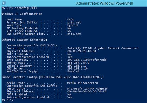 Image result for PowerShell IP Command