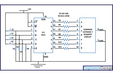 Afbeeldingsresultaten voor Bcd to 7 Segment Decoder Truth Table