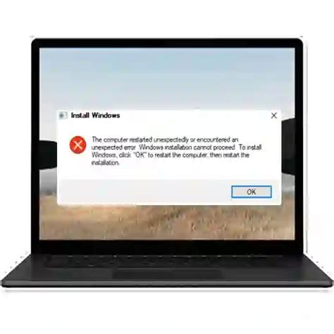 Toradh íomhá ar The Computer Restarted Unexpectedly