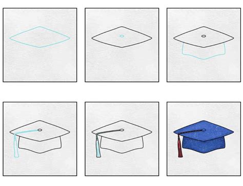 Toradh íomhá ar Graduation Cap Drawing Circle