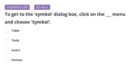 Image result for Symbol Dialog Box