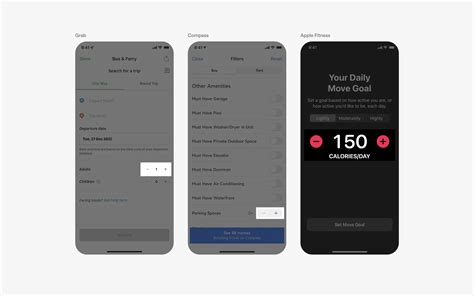 Image result for iOS UX Stepper