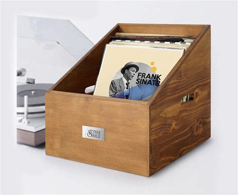 Custom Reclaimed Wood Record Storage Box rustic Vinyl Record | Etsy Canada