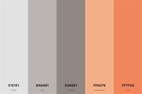 Coral Hex Code Color Combinations に対する画像結果