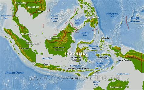 Afbeeldingsresultaten voor Java Sea Asia Map