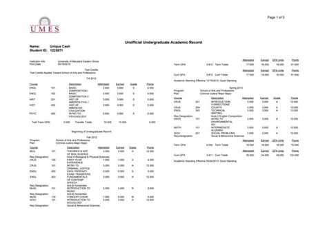 Image result for Final Academic Transcript