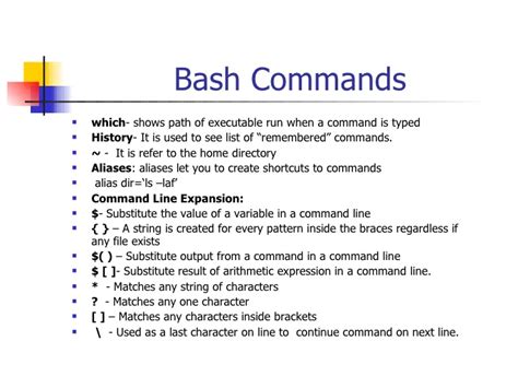 The Basic Unix Commands に対する画像結果