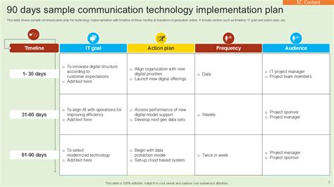 Image result for Technical Implementation Plan Template