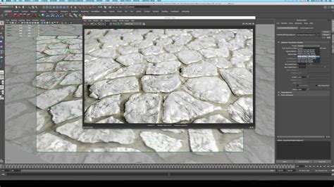 Maya Diffuse Map に対する画像結果
