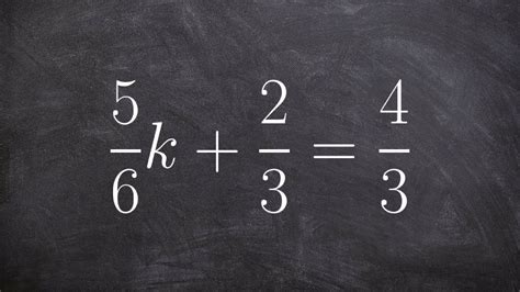 2 Step Equations Fractions に対する画像結果