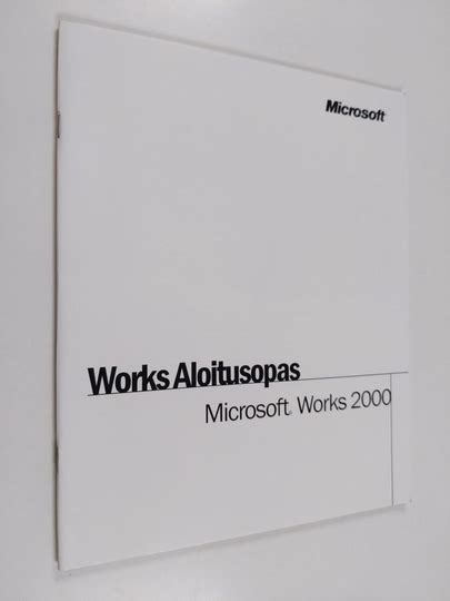 Image result for Microsoft Works 2000 Windows 10