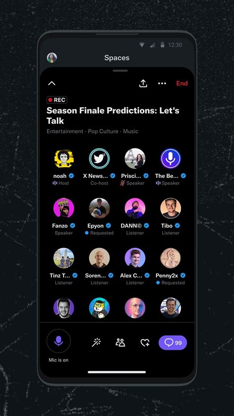Twitter App に対する画像結果