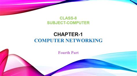 Image result for Computer Chapter 1 Class 8 Part 1 Computer Network