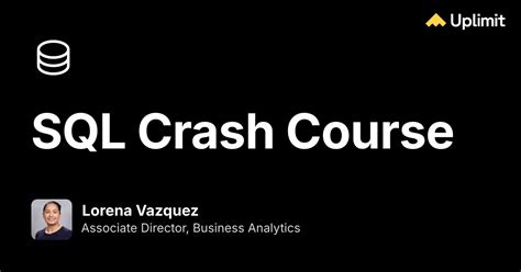 SQL Crash Course に対する画像結果
