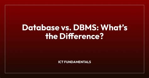 What Is Difference Between DBMS and Database に対する画像結果