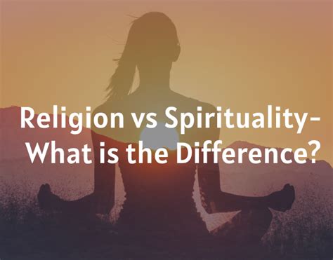 Image result for What Is Spirituality vs Religion