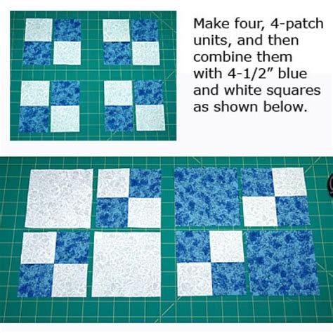 Image result for 4 Square Quilt Block Patterns