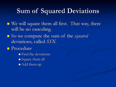 Image result for Squared Deviations Example