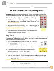 Image result for Electron Configuration Virtual Lab